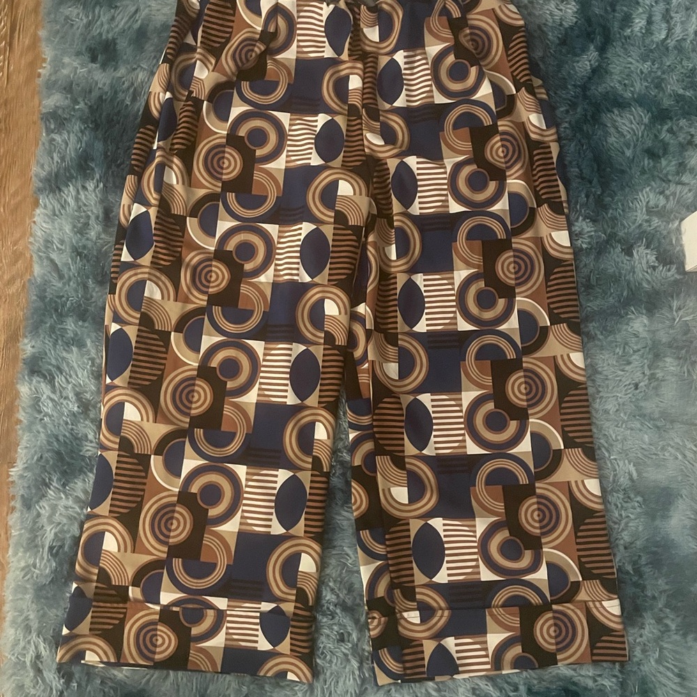 Geometric Patterned Pants